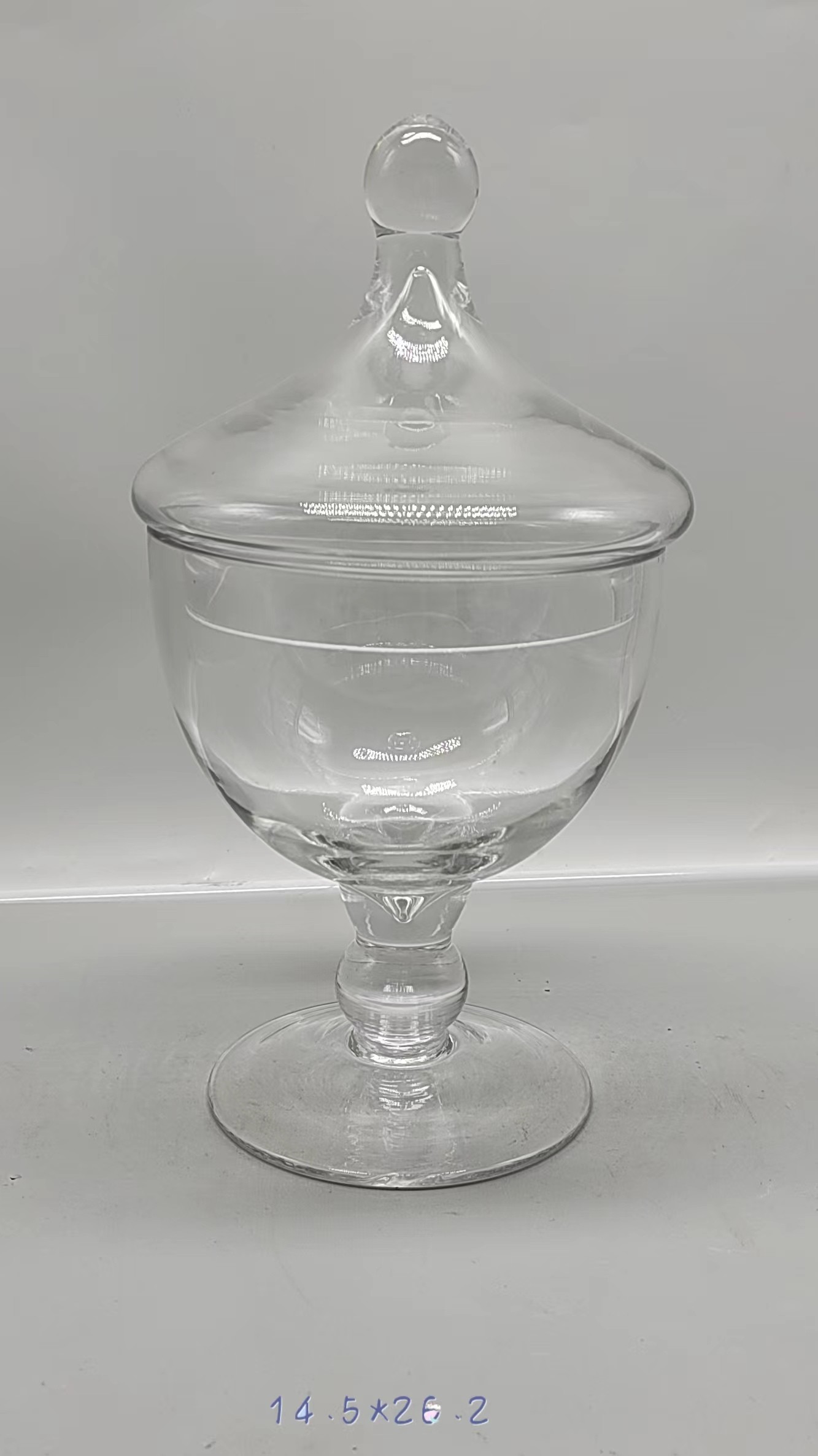 Clear Glass candy  jar 